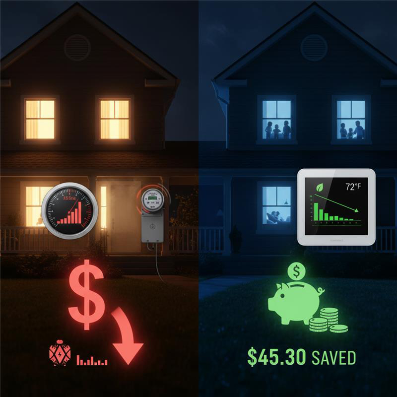 smart thermostat save money