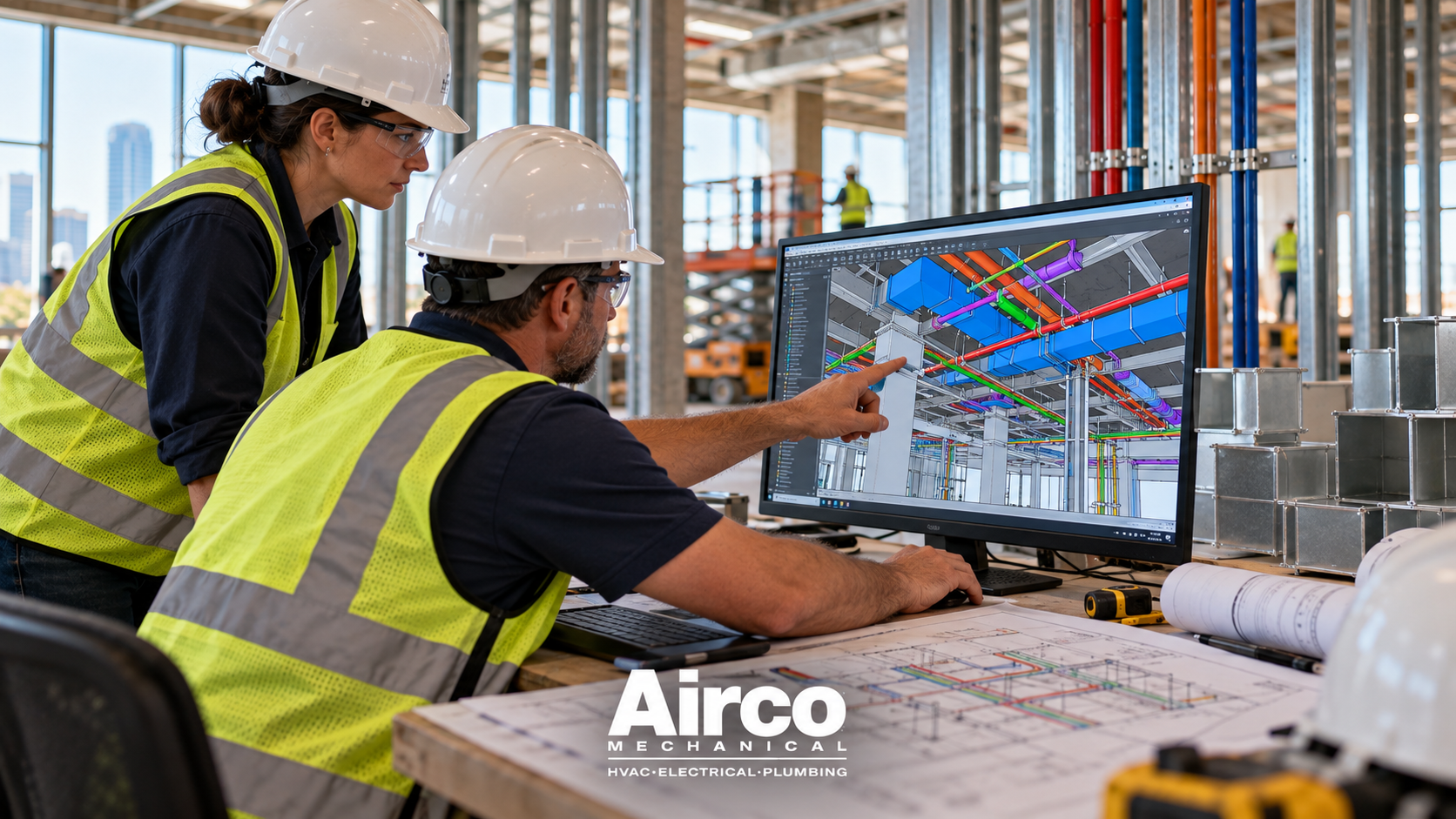vdc for MEP coordination in commercial construction